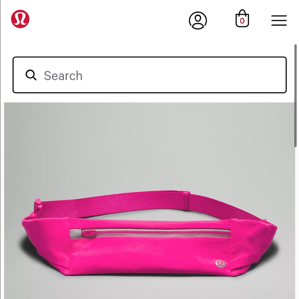 Sonic Pink Lululemon running belt